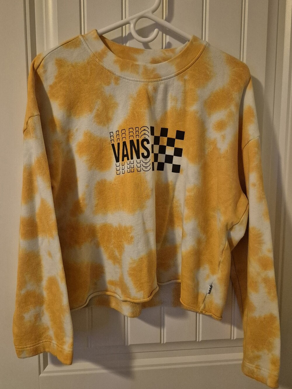 Vans Yellow Tie-Dye Crewneck Sweatshirt